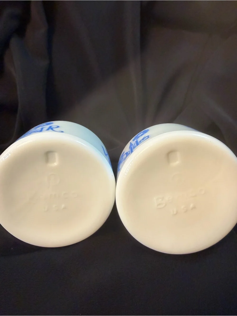 HOT DEAL Vintage Gemco Milk Glass Oil & Vinegar Cruet Set ✨ Perfect Condition